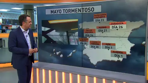 El mes de mayo termina como empezó: con tormentas El mes de mayo termina como empezó: con tormentas