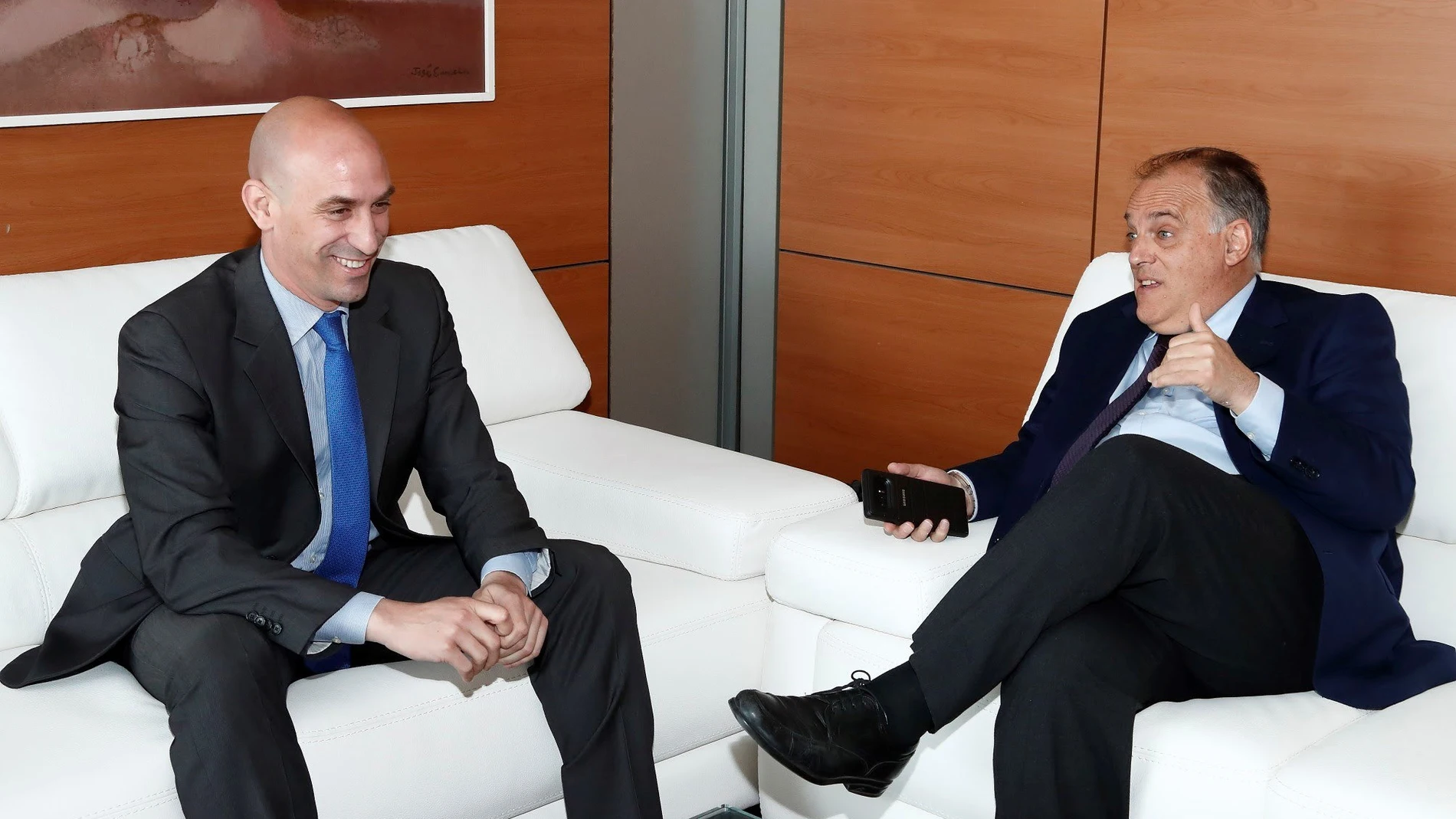 Reunión entre Rubiales y Tebas Reunión entre Rubiales y Tebas