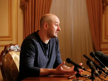 El periodista Arkadi Babchenko El periodista Arkadi Babchenko