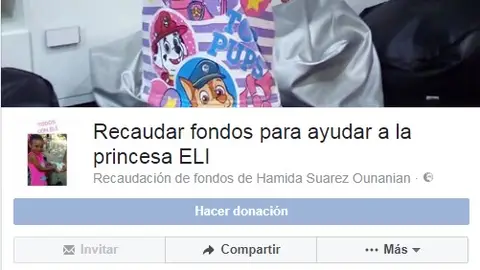 Página de la recaudación de fondos Página de la recaudación de fondos