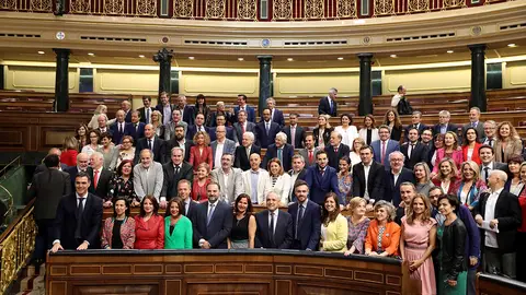 La bancada del PSOE en el Congreso La bancada del PSOE en el Congreso