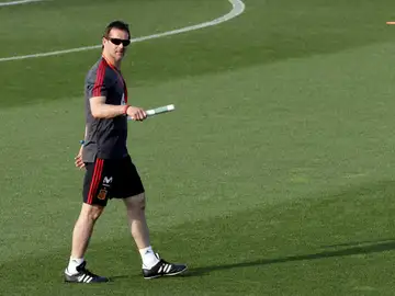 Julen Lopetegui, en un entrenamiento Julen Lopetegui, en un entrenamiento
