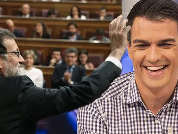 El premonitorio mensaje de despedida de Pedro Sánchez a Mariano Rajoy en su última visita a 'El Hormiguero 3.0' El premonitorio mensaje de despedida de Pedro Sánchez a Mariano Rajoy en su última visita a 'El Hormiguero 3.0'