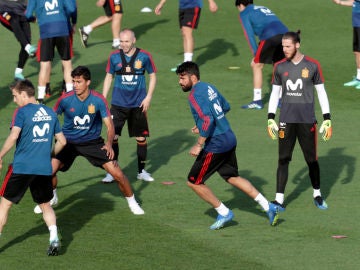 Entrenamiento de España