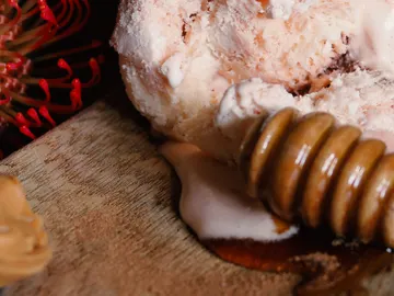 Imagen de los helados hechos con leche de insecto Imagen de los helados hechos con leche de insecto