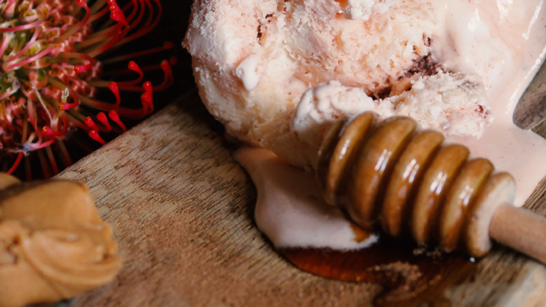 Imagen de los helados hechos con leche de insecto Imagen de los helados hechos con leche de insecto