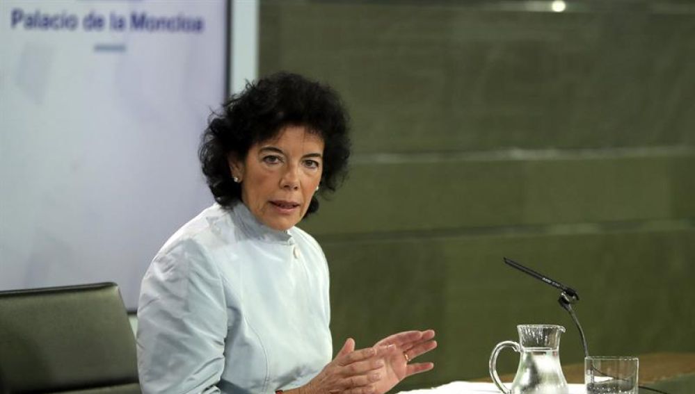  La portavoz del Ejecutivo, Isabel Celaá