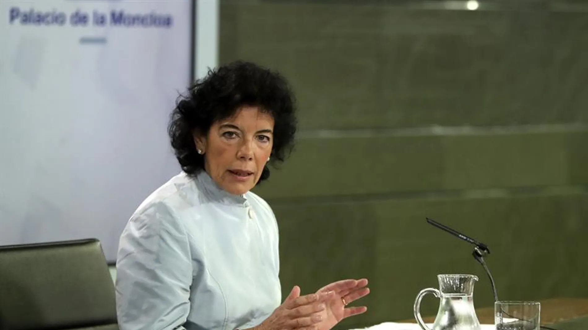 La portavoz del Ejecutivo, Isabel Celaá La portavoz del Ejecutivo, Isabel Celaá