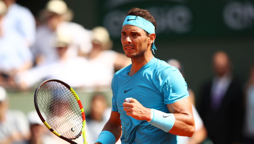 Rafa Nadal celebra la victoria