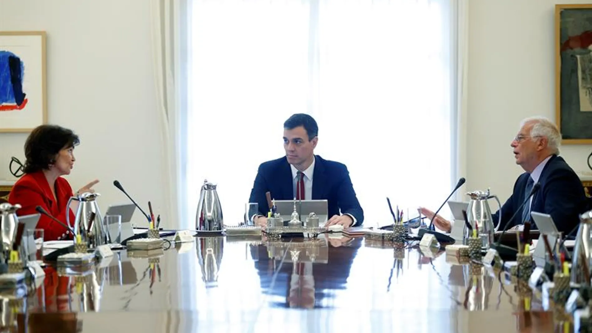 El presidente del Gobierno, Pedro Sánchez, preside el Consejo de Ministros El presidente del Gobierno, Pedro Sánchez, preside el Consejo de Ministros