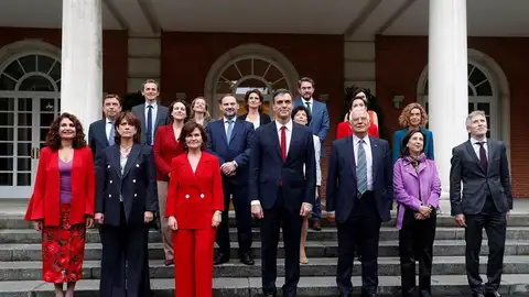 Foto de familia del Gobierno de Pedro Sánchez Foto de familia del Gobierno de Pedro Sánchez