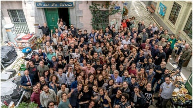 Los protagonistas de 'Amar' se despiden del rodaje con una fiesta por todo lo alto