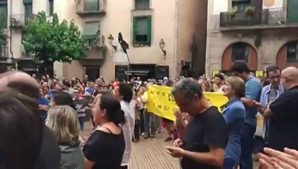 Concentración en Barcelona en apoyo a los jóvenes de Alsasua condenados