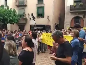 Concentración en Barcelona en apoyo a los jóvenes de Alsasua condenados Concentración en Barcelona en apoyo a los jóvenes de Alsasua condenados