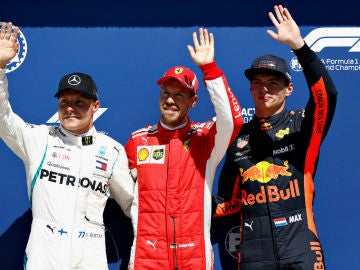 Vettel, Bottas y Verstappen, los más rápidos de la Q3 de Canadá