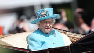 La reina Isabel II en la celebraci&oacute;n de su 92 cumplea&ntilde;os