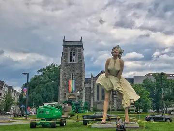 Escultura de Marilyn Monroe Escultura de Marilyn Monroe