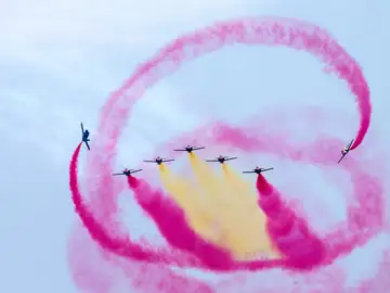 La patrulla acrobática del Ejercito del Aire, "La Patrulla Águila" La patrulla acrobática del Ejercito del Aire, "La Patrulla Águila"