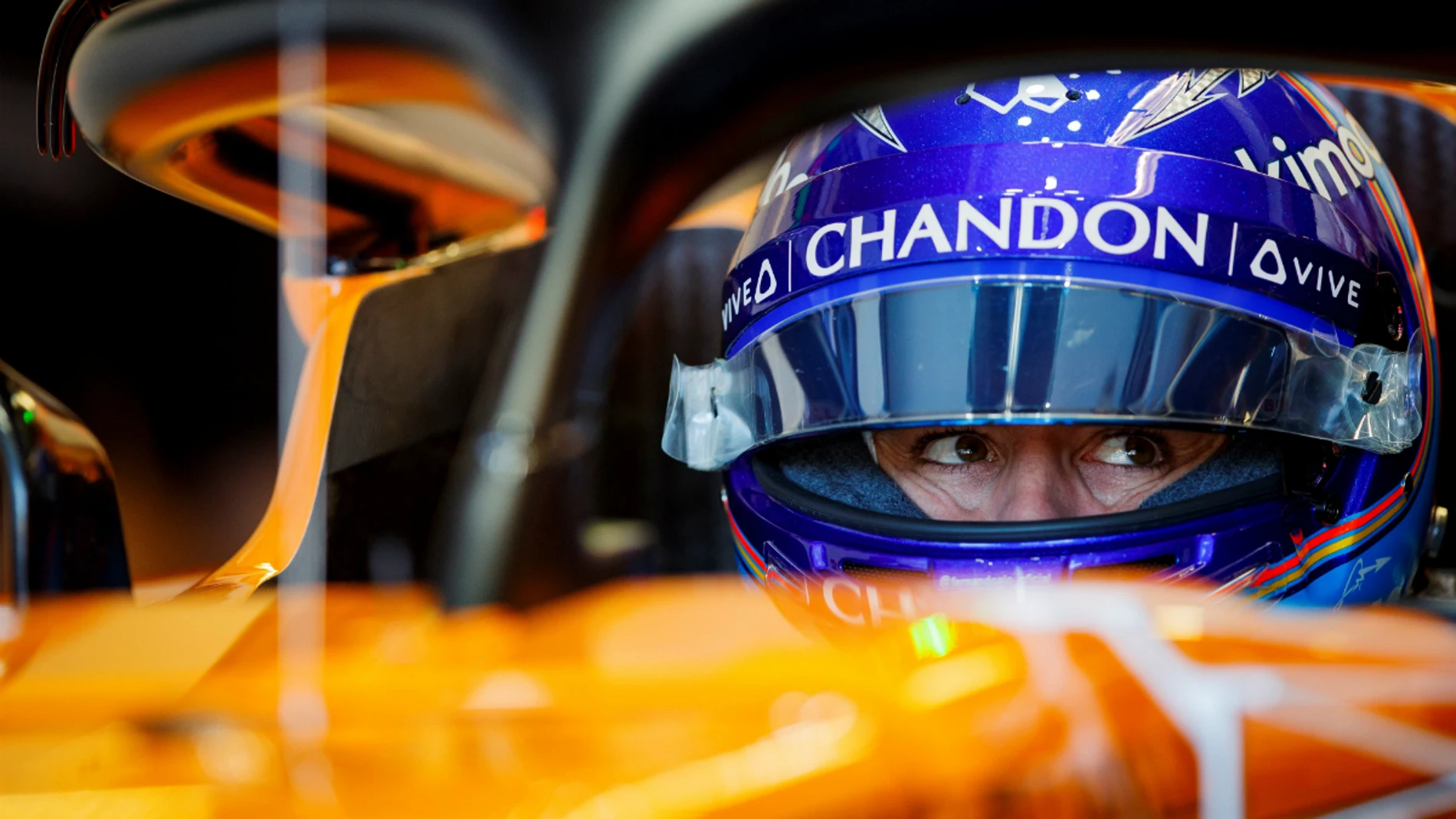 Alonso, en el cockpit del McLaren