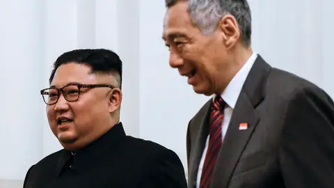 Kim Jong-un, en Singapur Kim Jong-un, en Singapur