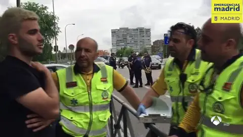 Un joven reanima a un conductor en parada cardiaca Un joven reanima a un conductor en parada cardiaca