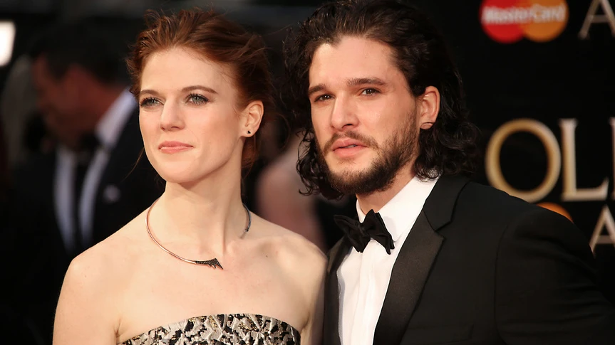 Kit Harington y Rose Leslie Kit Harington y Rose Leslie