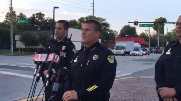 Rueda de prensa de la policía de Orlando