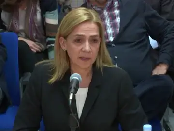 La declaración de la infanta Cristina en el juicio La declaración de la infanta Cristina en el juicio