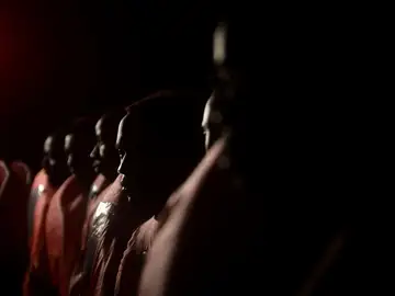 Algunos de los 629 inmigrantes del barco 'Aquarius' Algunos de los 629 inmigrantes del barco 'Aquarius'