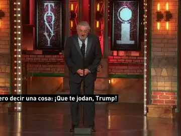 Robert De Niro: "Que te jodan, Trump" Robert De Niro: "Que te jodan, Trump"