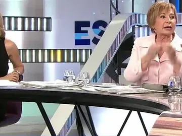 Celia Villalobos y Arsenio Escolar en Espejo Público Celia Villalobos y Arsenio Escolar en Espejo Público