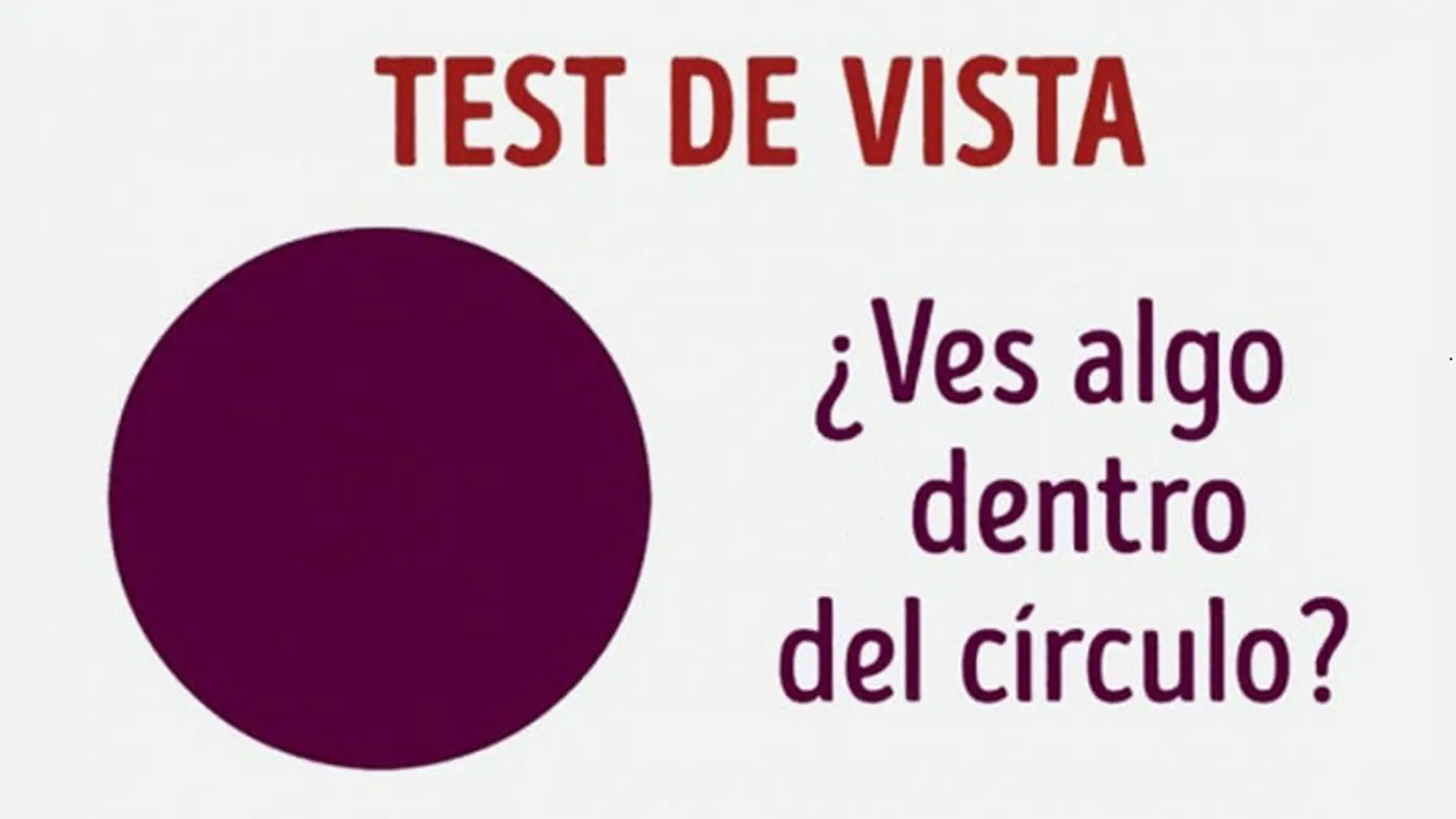Test visual