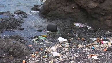 Alerta por contaminación en la Playa del Porís en Tenerife 