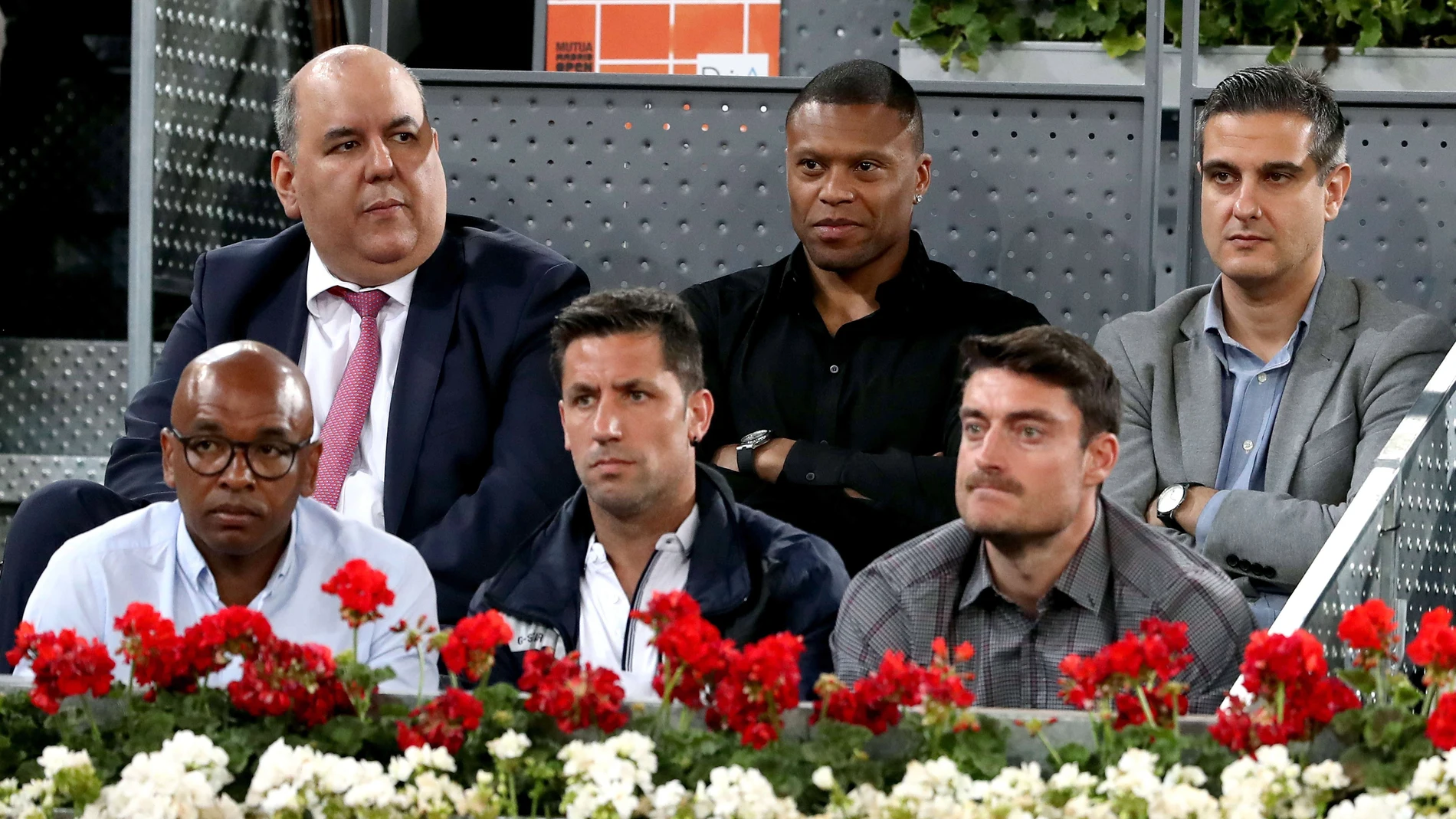 Capdevilla, en el Madrid Open con Senna, Baptista y Riera Capdevilla, en el Madrid Open con Senna, Baptista y Riera