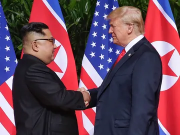 Kim Jong-Un y Donald Trump Kim Jong-Un y Donald Trump