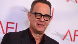 Tom Hanks en una de sus últimas apariciones públicas Tom Hanks en una de sus últimas apariciones públicas