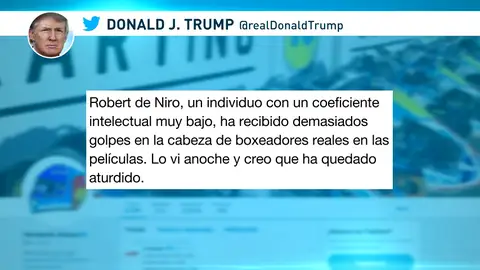 Trump dice que Robert de Niro tiene un coeficiente intelectual "muy bajo" Trump dice que Robert de Niro tiene un coeficiente intelectual "muy bajo"