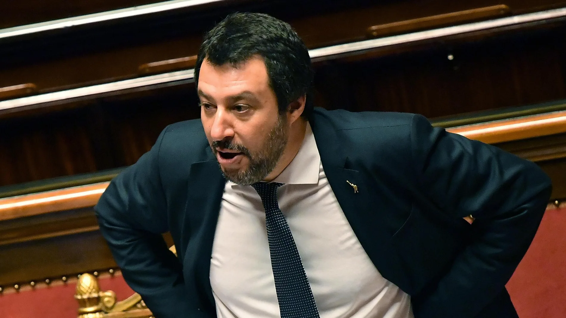 El ministro de Interior italiano, Matteo Salvini El ministro de Interior italiano, Matteo Salvini