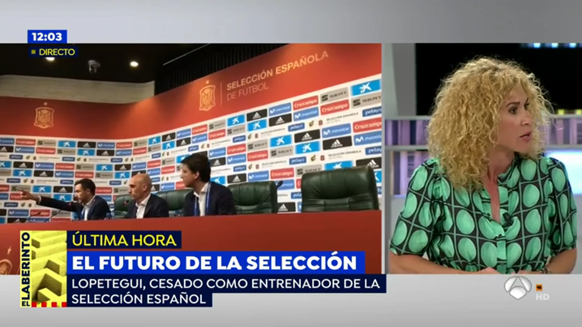 Cristina Fernández: "Sergio Ramos y otros jugadores presionaron a Luis Rubiales para que no destituyera a Lopetegui"