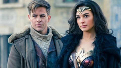 Chris Pine y Gal Gadot en 'Wonder Woman'
