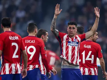 José María Giménez, en un partido con el Atlético de Madrid José María Giménez, en un partido con el Atlético de Madrid