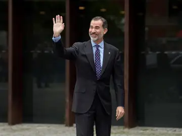 Felipe VI en un acto en Navarra Felipe VI en un acto en Navarra
