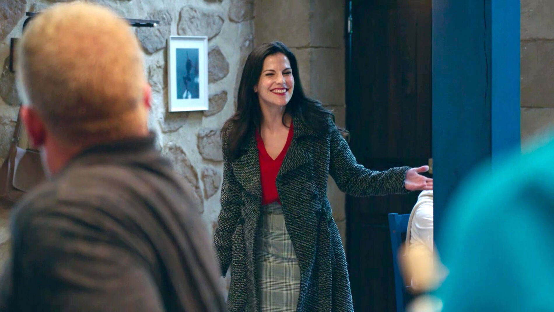 La llegada de Trini, gran protagonista de las tomas falsas de 'All&iacute; Abajo'