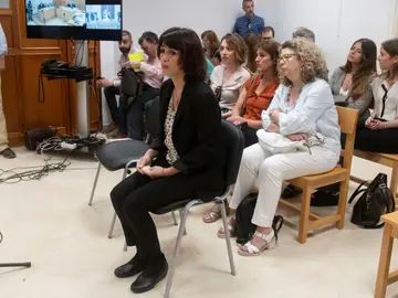 Imagen de Juana Rivas en el juicio Imagen de Juana Rivas en el juicio