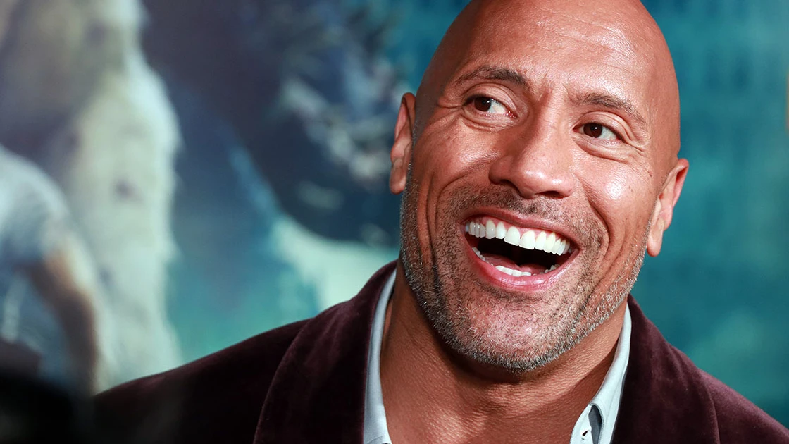 Dwayne Johnson en la premiere de 'Rampage'