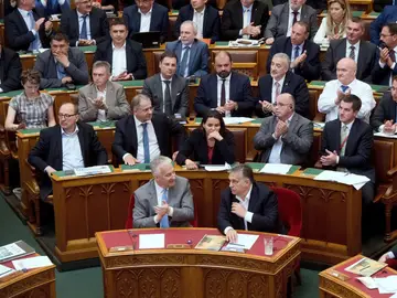 El Parlamento húngaro El Parlamento húngaro