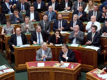 El Parlamento húngaro El Parlamento húngaro