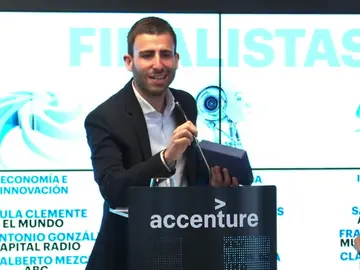 Santiago Cid, periodista de Antena 3 Noticias, finalista en el Premio de Periodismo Accenture Santiago Cid, periodista de Antena 3 Noticias, finalista en el Premio de Periodismo Accenture