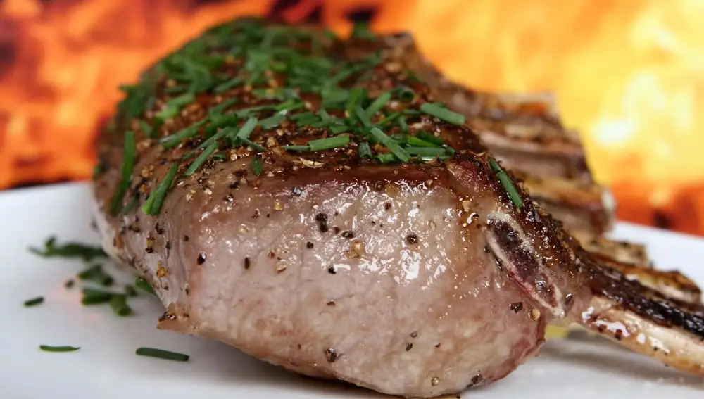 Imagen de archivo de carne asada