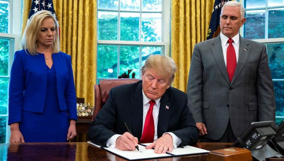 El presidente estadounidense, Donald Trump
